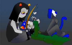 Nepeta X Equius Matesprit Equius: play with moirail by