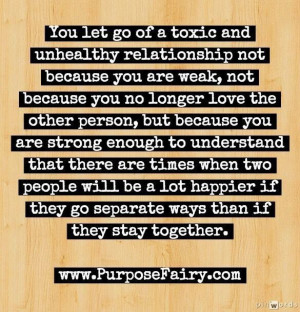 let go of toxic relationships