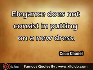 You Are Currently Browsing 15 Most Famous Quotes By Coco Chanel