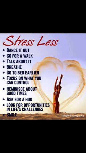 Love these ways to stress less.