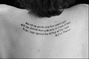 Literary Tattoo Ideas: Poem Tattoos