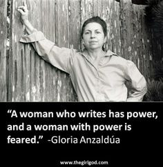 woman who writes has power, and a woman with power is feared ...