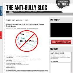 Bullying. No. 80; March 2011Click here to download and print a PDF ...