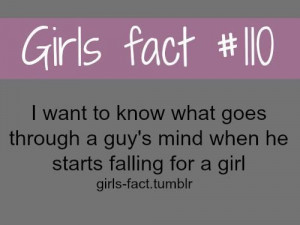 True Facts About Girls Quotes Girl fact about love