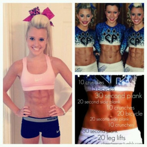 Killer ab workout. Inspired by Cheer Athletics Cheetahs. Seriously ...