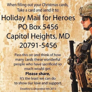 Here’s How To Send A Holiday Card To A Hero