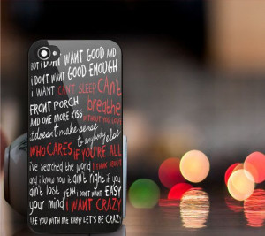 Want Crazy Quotes Hunter Hayes Print on hard plastic by Mafinga, $15 ...