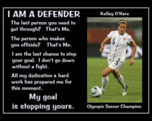 Usa Soccer Quotes Soccer poster kelley o'hara
