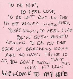 Welcome to My Life ♥ -Simple Plan