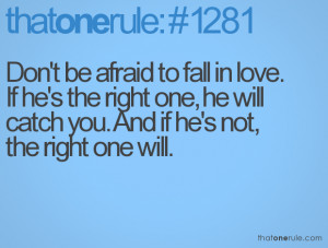 afraid to fall in love quotes