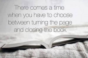 turning the page