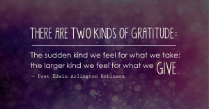 ... kind we feel for what we give.― Poet Edwin Arlington Robinson #quote