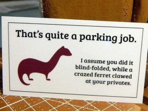 29 Hilarious Windshield Notes For Bad Parking Jobs
