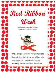 Red Ribbon Week Anti-Bullying Poster