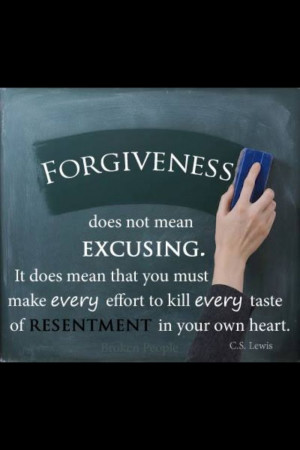 Forgiveness...C.S. Lewis