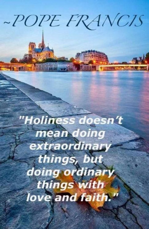 Holiness: