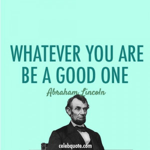Abraham Lincoln Quote (About the targets of smart goals success be a ...