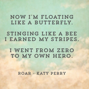 Roar Katy Perry song quote