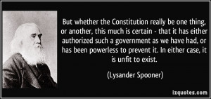 More Lysander Spooner Quotes