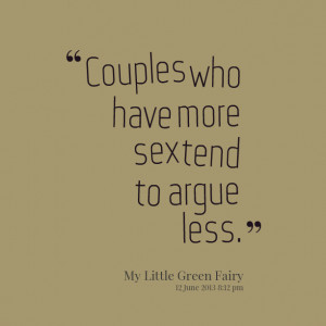 Quotes Picture: couples who have more beeeeeep tend to argue less