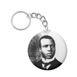 Scott Joplin Ragtime Piano Music Composer Key Chain