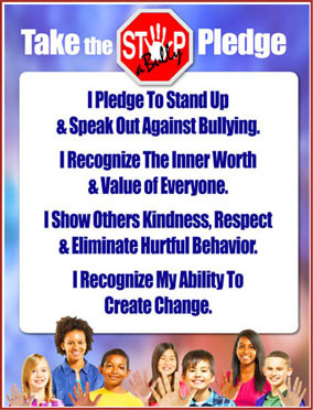 Stop a Bully Best Pledge Poster