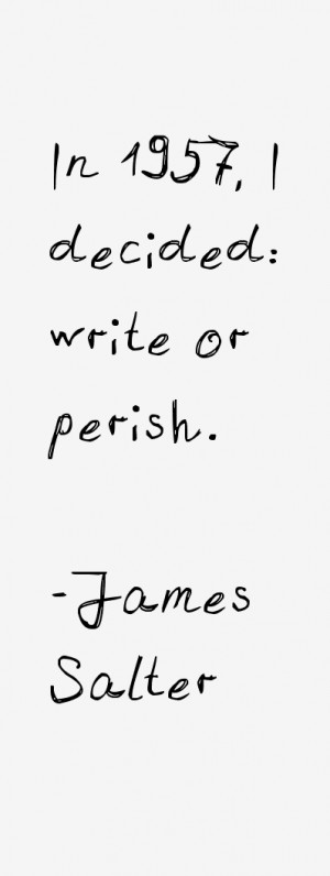 James Salter Quotes & Sayings