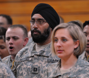 Sikh soldier in the US army