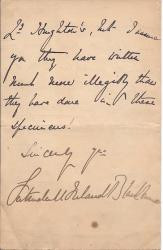 Signed from the Victorian author Gertrude Mary Ireland Blackburne