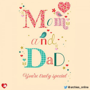 What makes your mom and dad special ? ‪#‎mom‬ ‪#‎day ...
