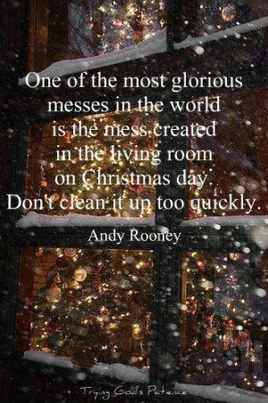 Christmas morning mess picture quotes image sayings
