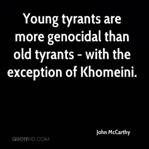 Young tyrants are more genocidal than old tyrants - with the exception ...