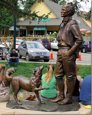 Enos A. Mills - father of Rocky Mountain National Park, Bronze, Estes ...