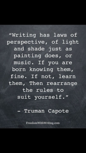 More like this: writing quotes , writing and truman capote .