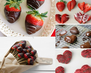Chocolate Dipped Strawberries | Strawberry Bouquet | Heart-Shaped ...