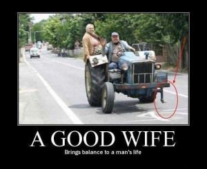 Good Wife Brings Balance To Man’s Life
