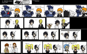 Death Note death note+ bleach comic