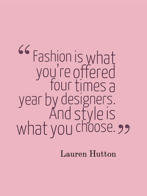 yes this is obvious and self evident women of style know this ...