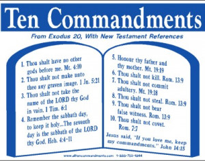 home images the ten commandments in order the ten commandments in ...