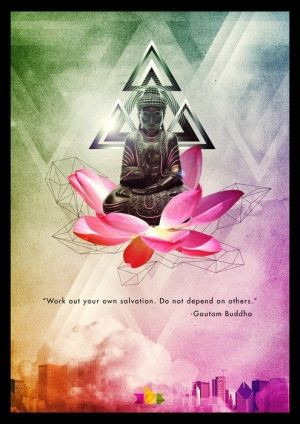 buddha quote lotus flower