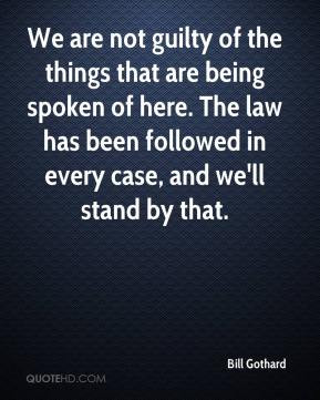 Bill Gothard - We are not guilty of the things that are being spoken ...