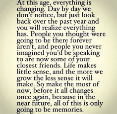 This is my Senior Year. :'-( Can't believe it's almost half over!