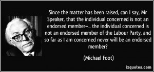 an endorsed member–.. the individual concerned is not an endorsed ...