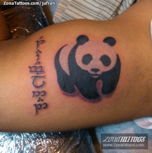 Pin Oso Panda Tatuajes Osos