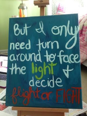 Sara Bareilles quote on canvas for Alex #painterwannabe www ...