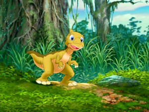 Duckie from Land Before Time... does she not look like my puppers?!