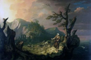 The Bard , 1774, by Thomas Jones (1742–1803)