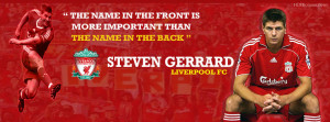 Steven Gerrard Quotes Steven gerrard facebook cover