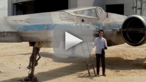 Star Wars Episode VII: J.J. Abrams Unveils X-Wing Fighter in Force For ...