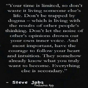 Steve Jobs quote!!!